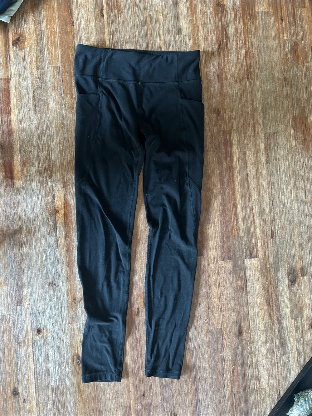 Athleta Kids Black High-Waist Performance Leggings